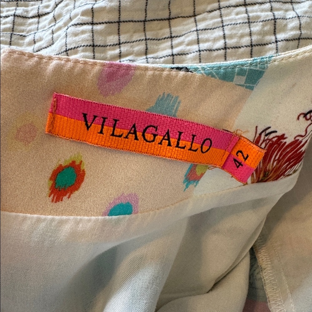 Vilagallo Multicolor Patchwork Patterned 3/4 Slee… - image 4